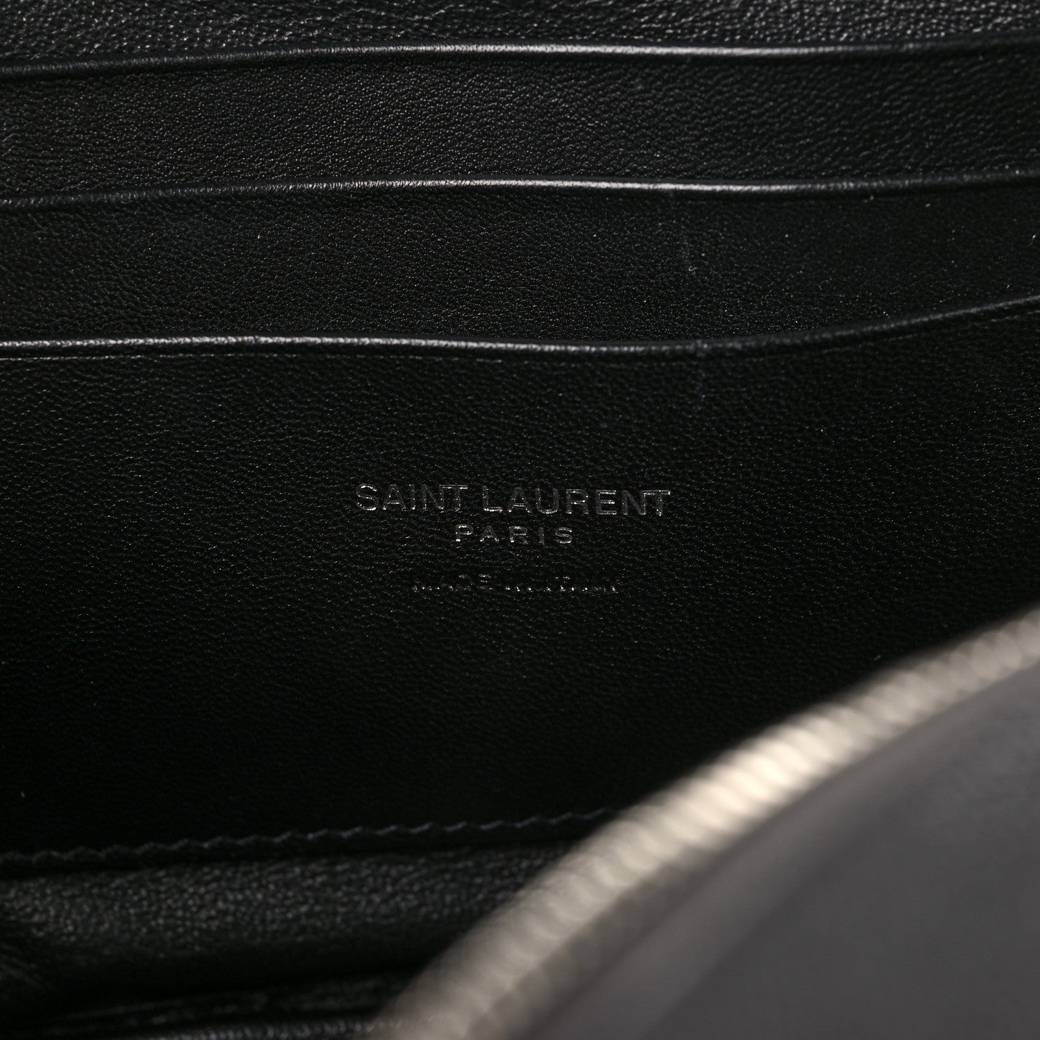 Saint Laurent Grain De Poudre Matelasse Monogram Mini Lou Camera Bag Asphalt 6 of 10