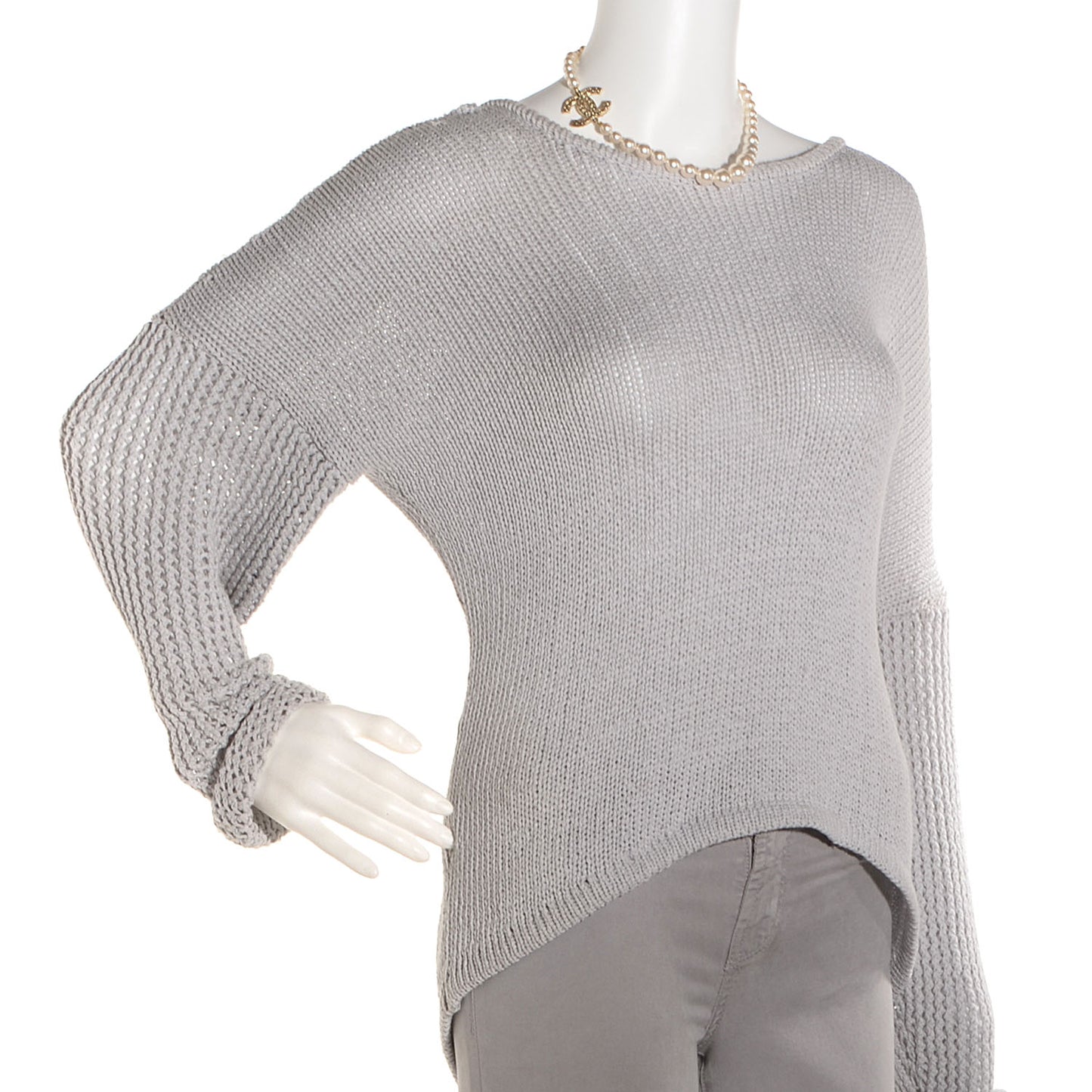 Pearl CC Short Necklace Gold