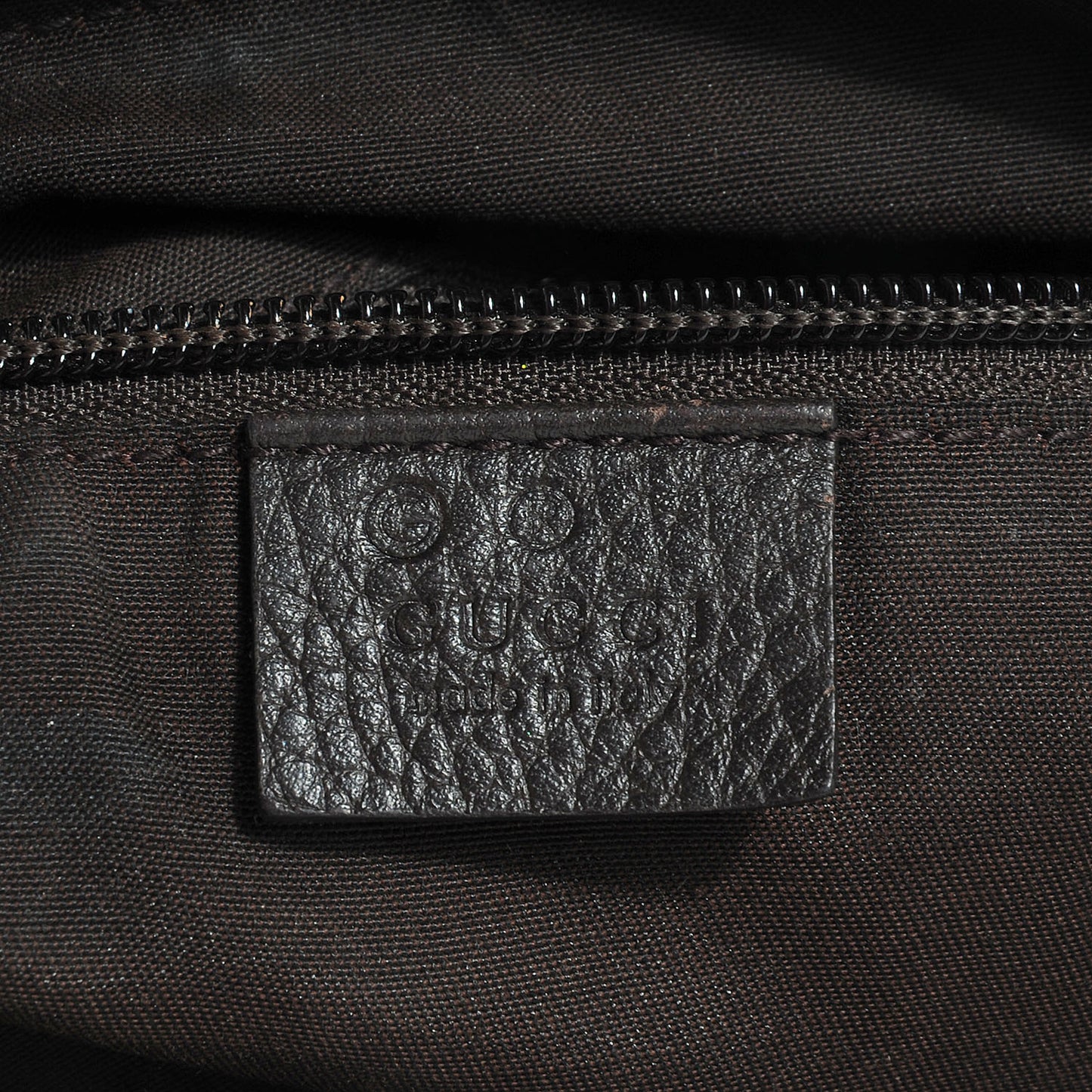 Crystal Monogram Messenger Bag Brown