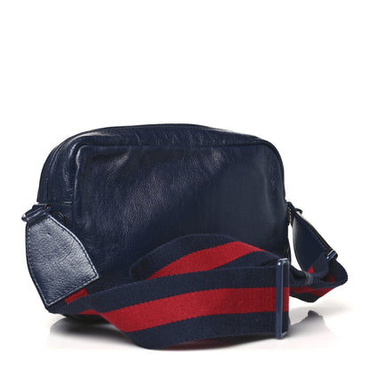 Gucci Piuma Lux Energy Web Monochrome Double G Crossbody Bag Blue Agata 3 of 10