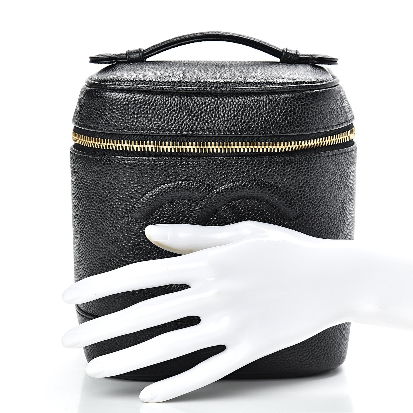 Caviar Cosmetic Vanity Bag Black