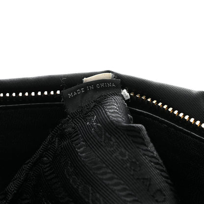 Prada Tessuto Nylon Soft Calfskin Shopping Satchel Black 11 of 21
