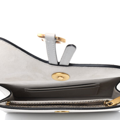 Christian Dior Grained Calfskin Saddle Belt Bag White 4 of 15
