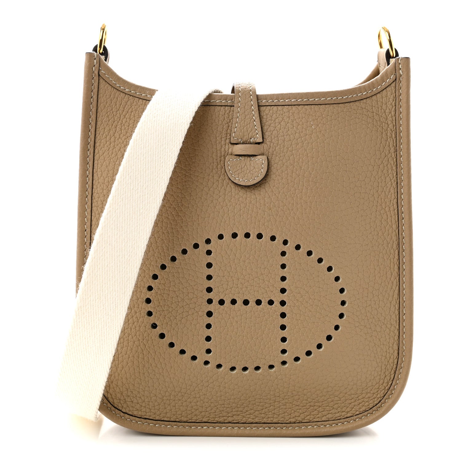 Hermes Taurillon Clemence Amazone Evelyne TPM Trench Craie 1 of 10