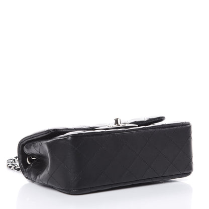 Chanel Lambskin Quilted Mini Rectangular Flap Black 4 of 10