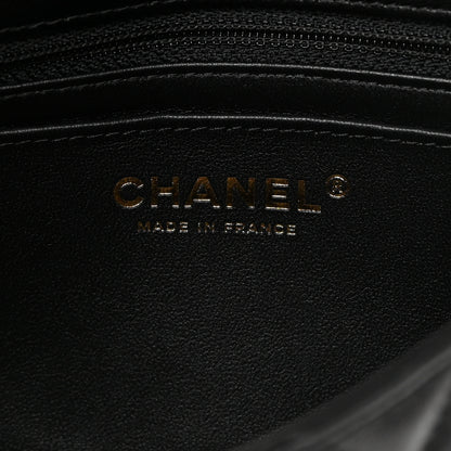 Chanel Lambskin Enamel Quilted Small Coco Hearts Flap Black 6 of 11