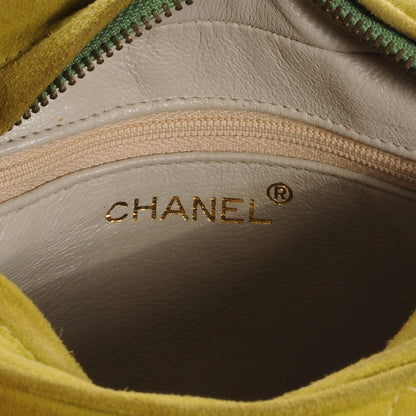 Chanel Suede Tassel Camera Case Chartreuse 6 of 8