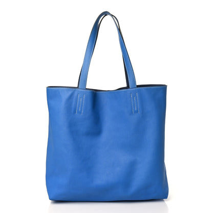 Hermes Veau Sikkim Double Sens 45 Tote Bleu Sapphire Bleu Paradis 3 of 12