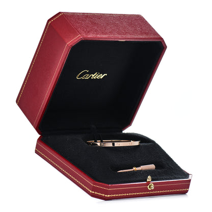 Cartier 18K Pink Gold Small LOVE Bracelet 17 5 of 5