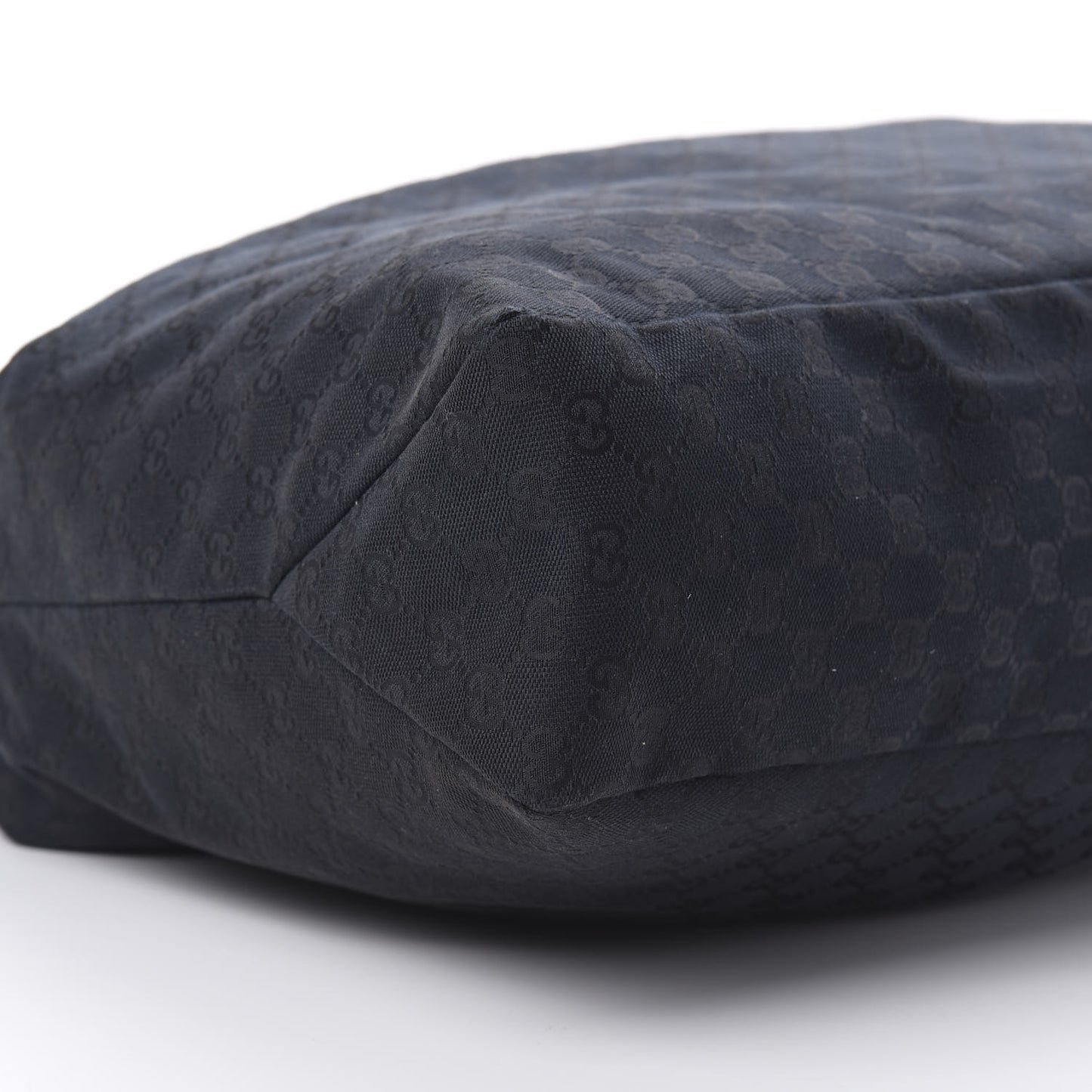 Monogram Large Horsebit Chain Hobo Black