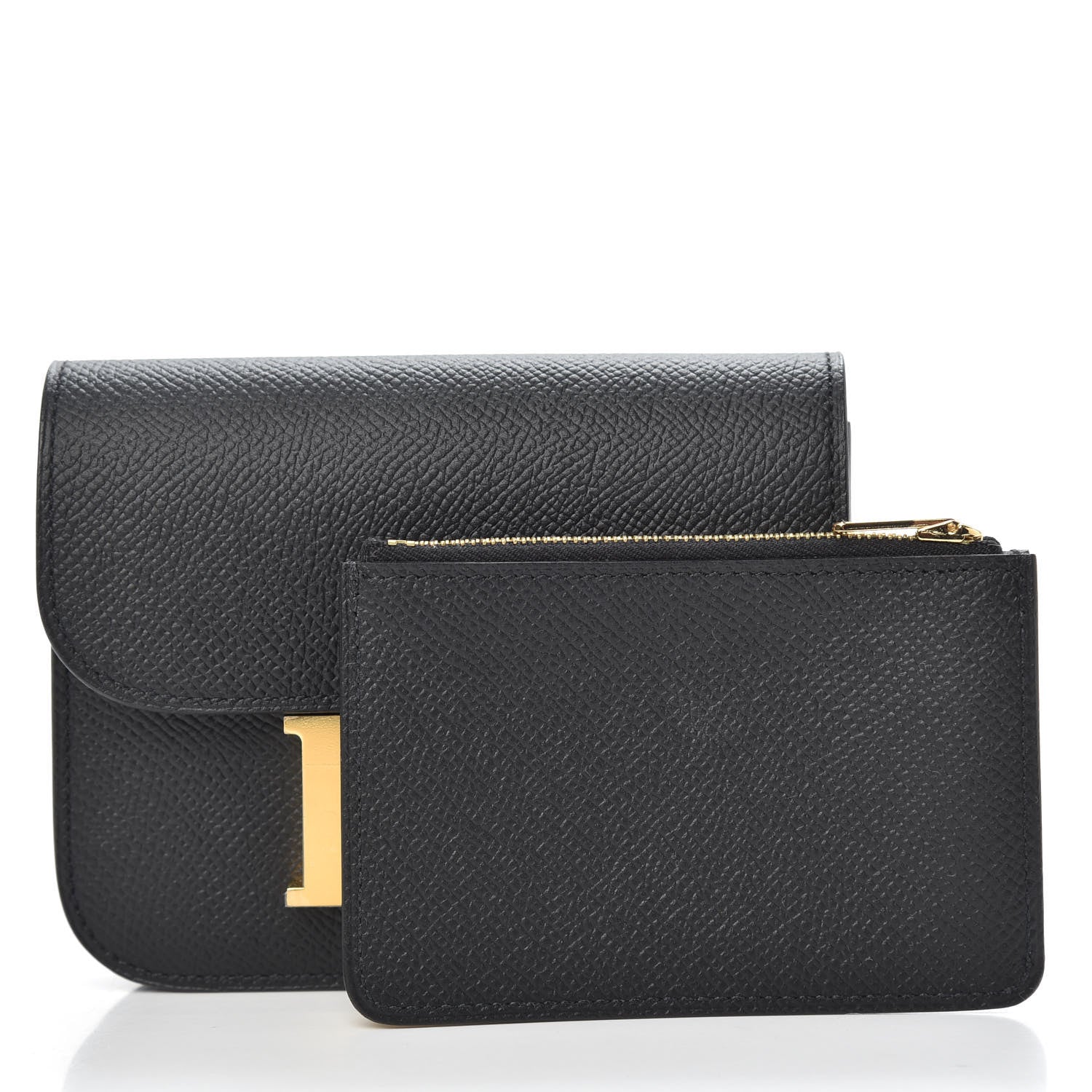 Hermes Epsom Constance Slim Wallet Black 7 of 8