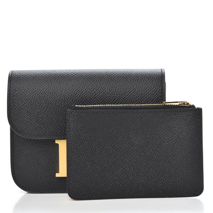 Hermes Epsom Constance Slim Wallet Black 7 of 8