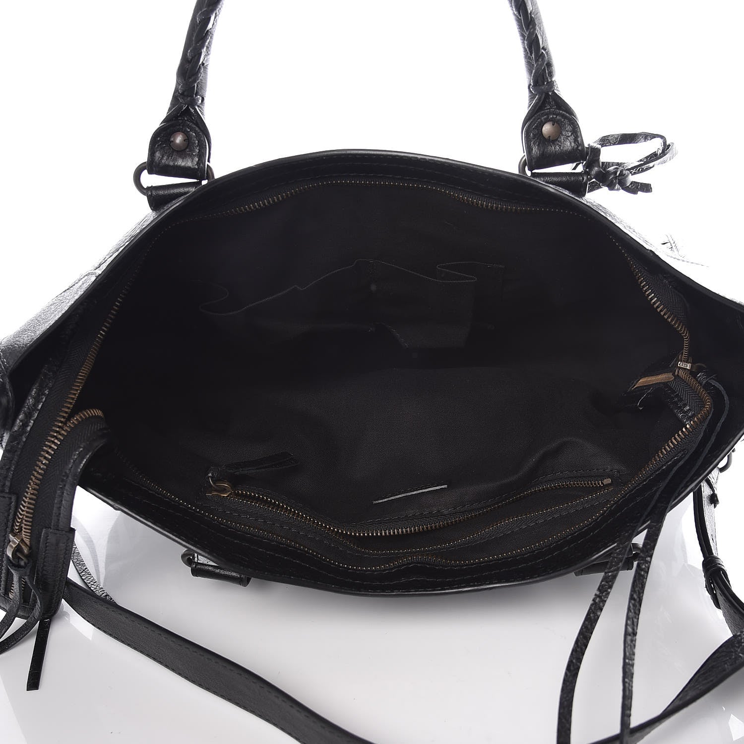Balenciaga Agneau Arena Graffiti All Over Classic Hardware City Black White 6 of 11