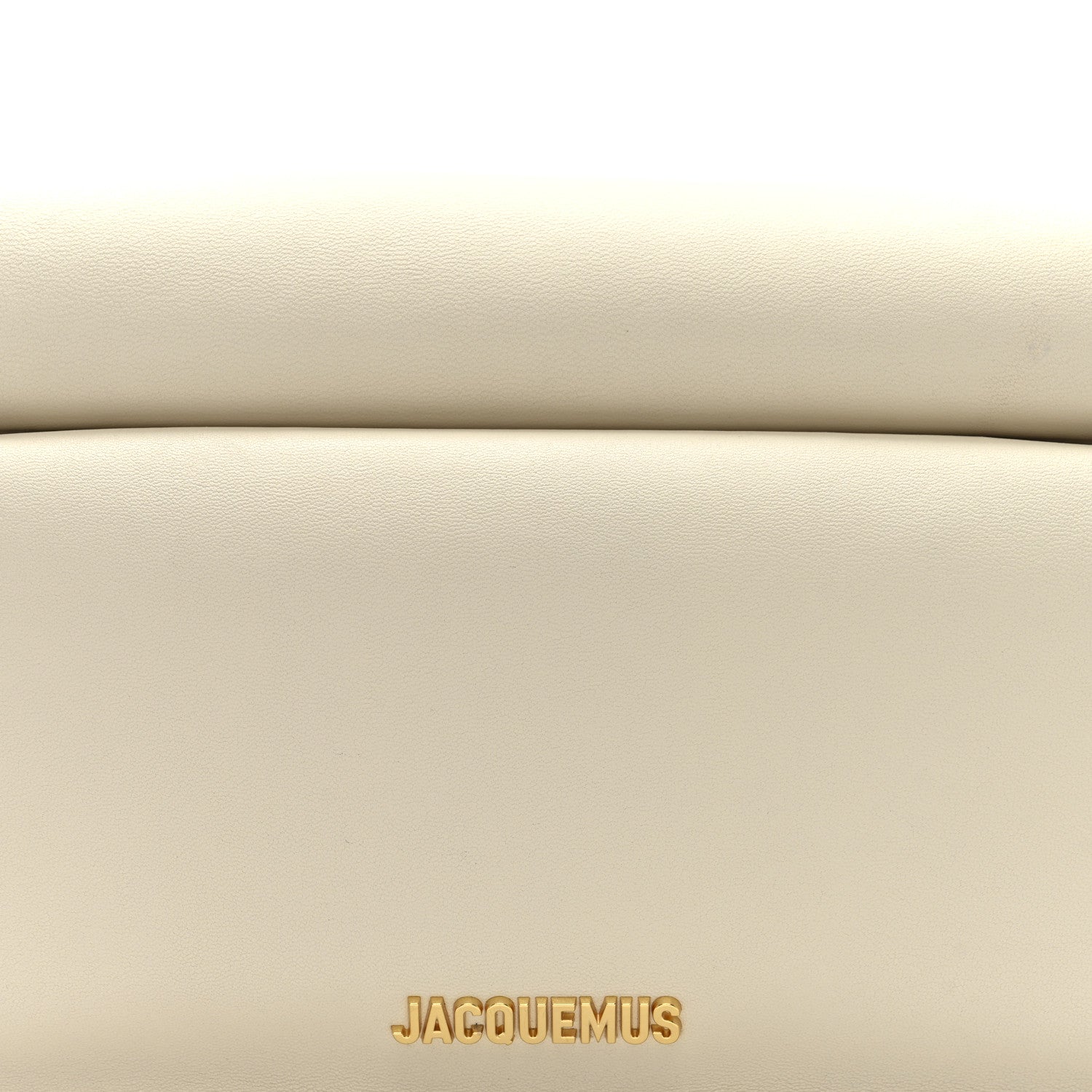 Jacquemus Smooth Calfskin La Pochette Rond Carre Light Ivory 7 of 9