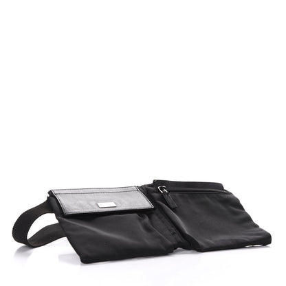 Gucci Canvas Double Pocket Belt Bag Black 4 of 8