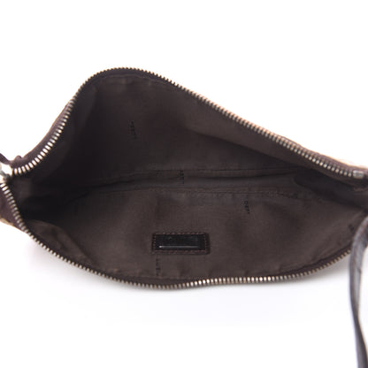 Fendi Zucchino Pochette Dark Brown 5 of 12