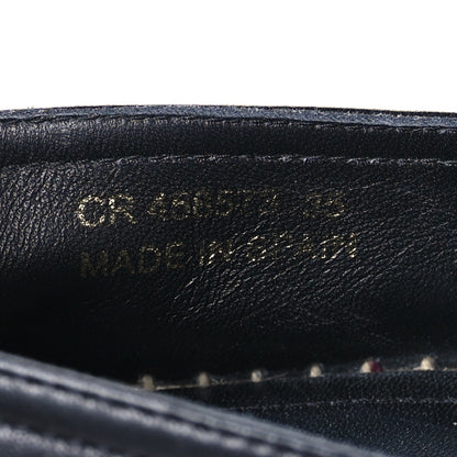 Saint Laurent Lambskin Monogram Espadrilles 35 Black 8 of 9
