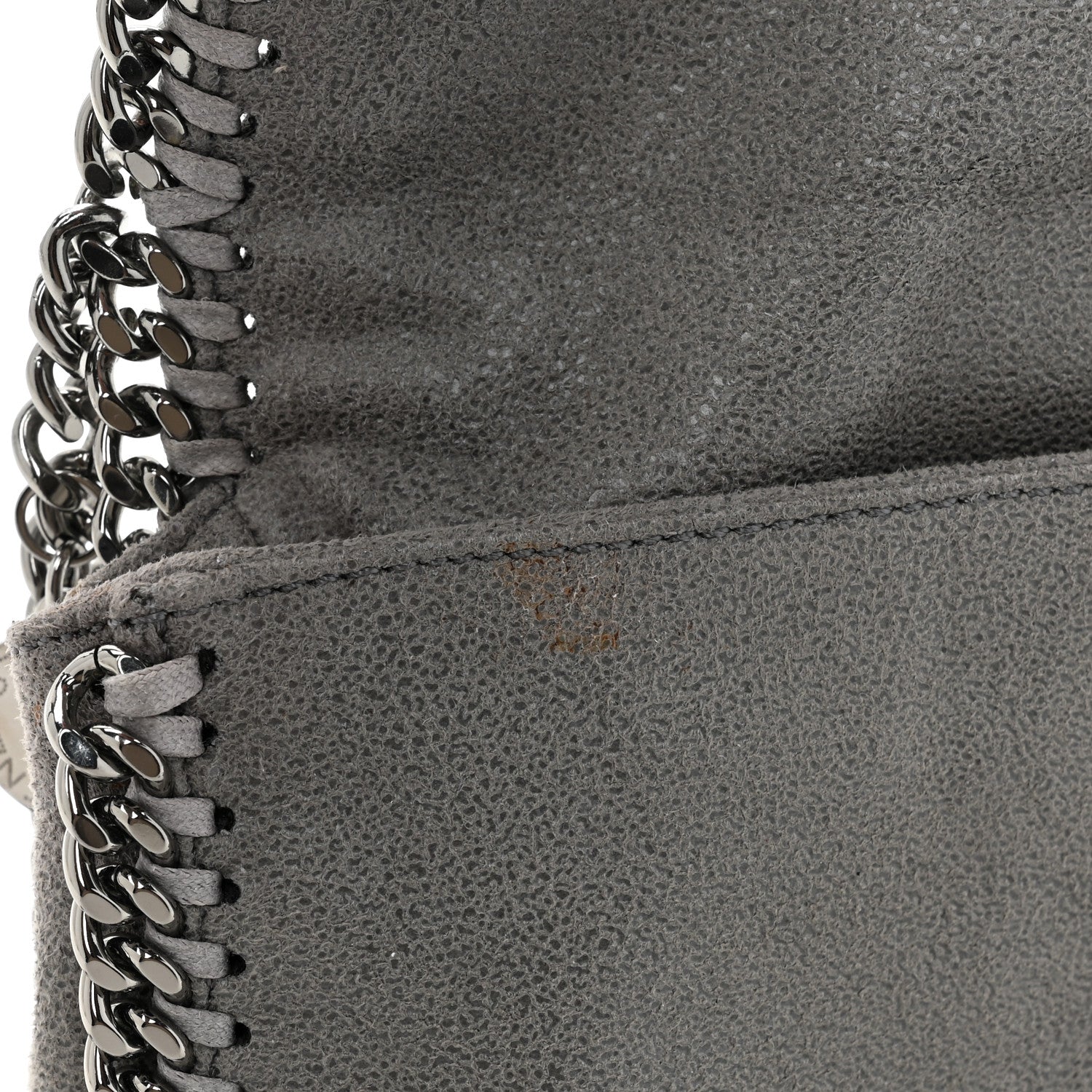 Stella McCartney Shaggy Deer Falabella Crossbody Bag Light Grey 9 of 9