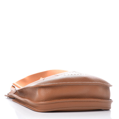 Hermes Taurillon Clemence Evelyne III PM Gold 4 of 11