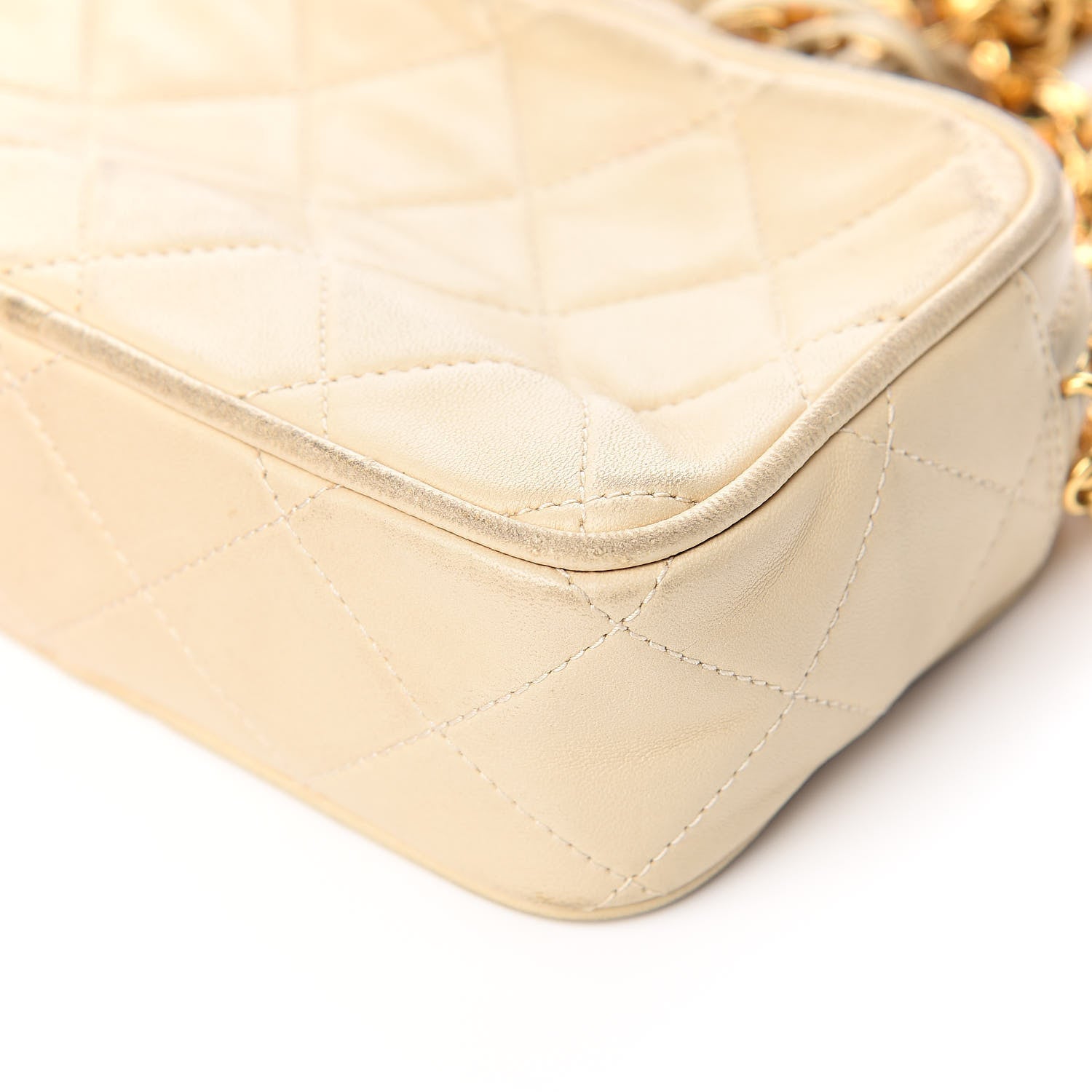 Chanel Lambskin Small Tassel Camera Case Beige 16 of 21