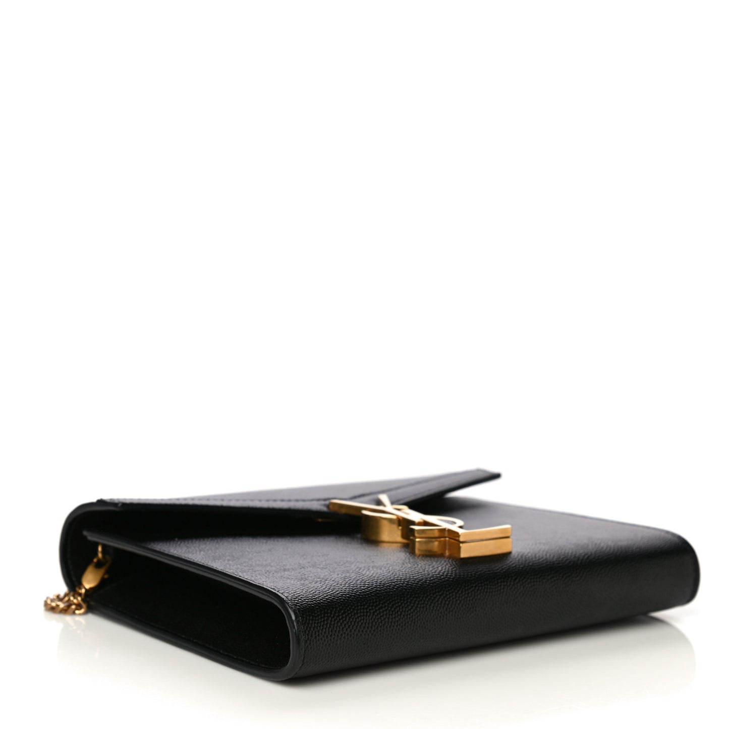 Grain De Poudre Monogram Cassandra Chain Wallet Black