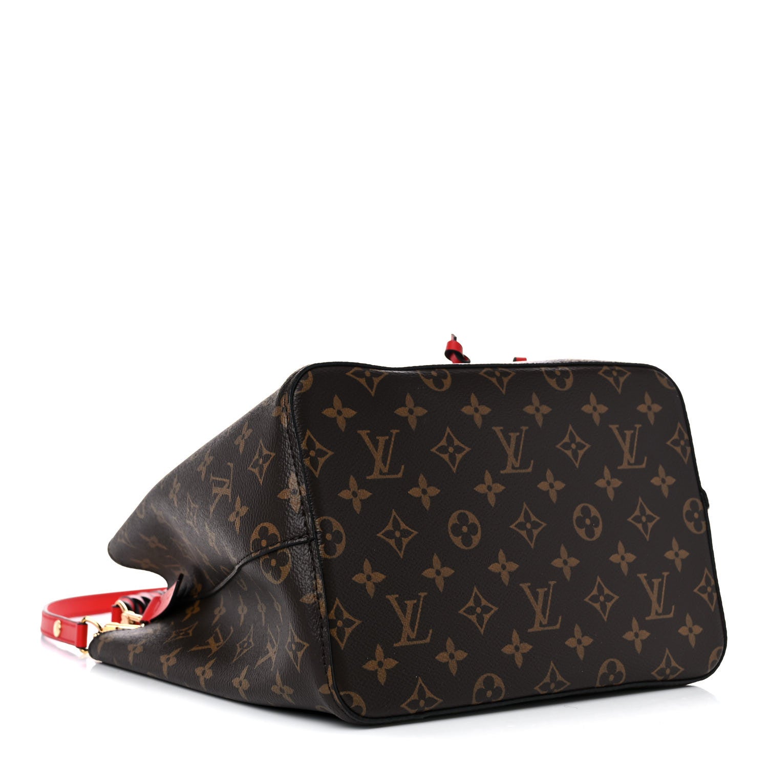 Louis Vuitton Monogram Braided Neonoe Coquelicot 4 of 9