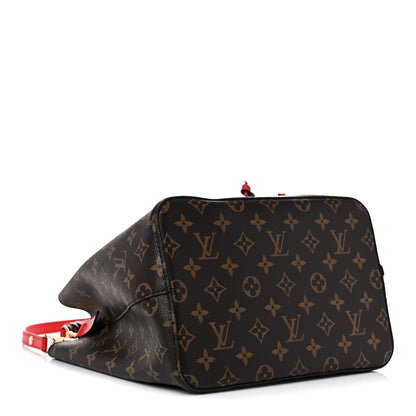 Louis Vuitton Monogram Braided Neonoe Coquelicot 4 of 9