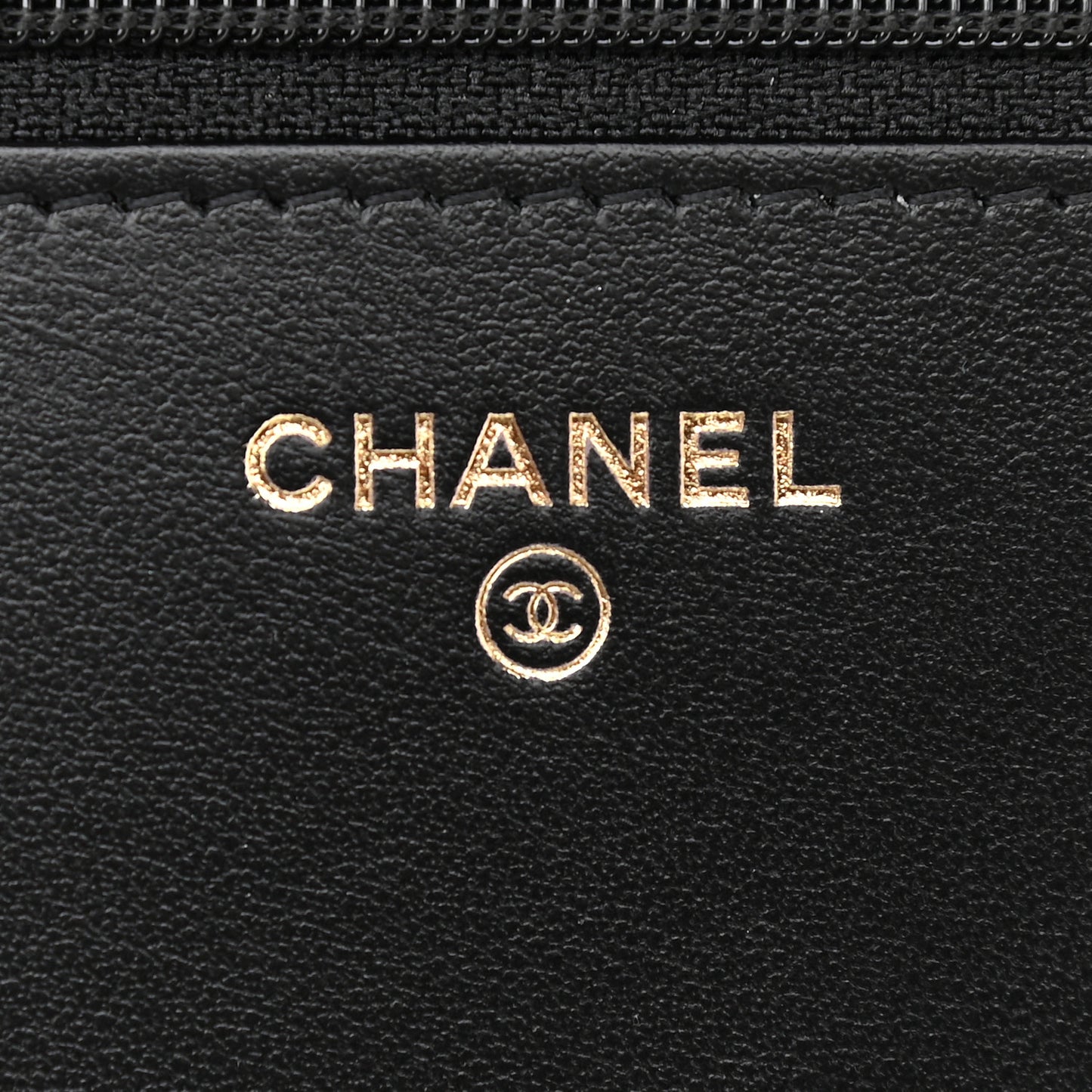 Caviar Quilted Boy Wallet On Chain WOC Black