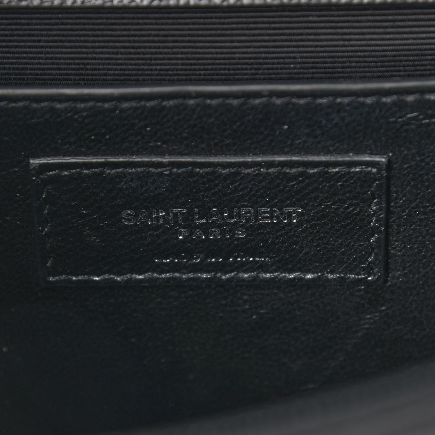 Saint Laurent Grain De Poudre Small Monogram Kate Satchel Black 5 of 9