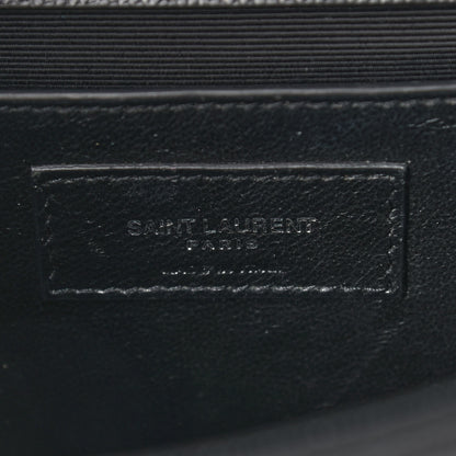 Saint Laurent Grain De Poudre Small Monogram Kate Satchel Black 5 of 9