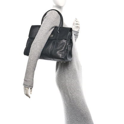 Mulberry Small Classic Grain Bayswater Black 2 of 9