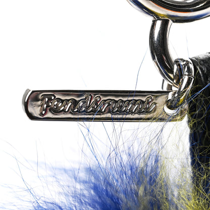 Fendi Mink Fur Fendirumi Bug-Kun Monster Bag Bug Charm Pacific Fluo Yellow 3 of 4