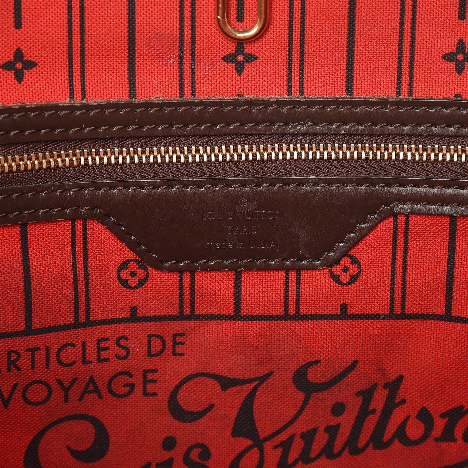 Louis Vuitton Damier Ebene Neverfull MM 6 of 14