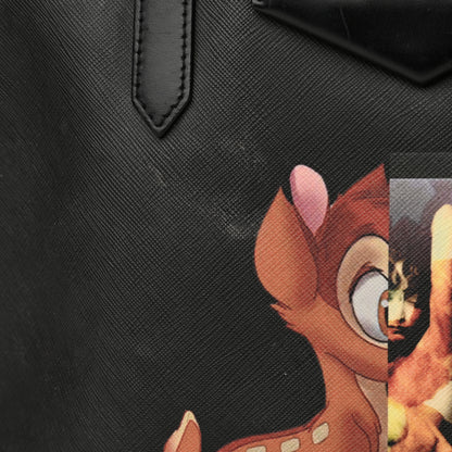 Givenchy Textured Coated Canvas Bambi Print Large Antigona Tote Black 13 of 18