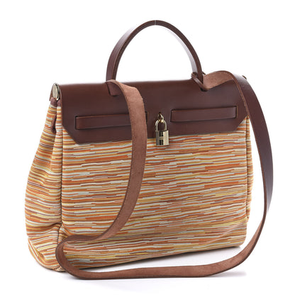 Hermes Barenia Vibrato Herbag 30 PM Orange 3 of 15