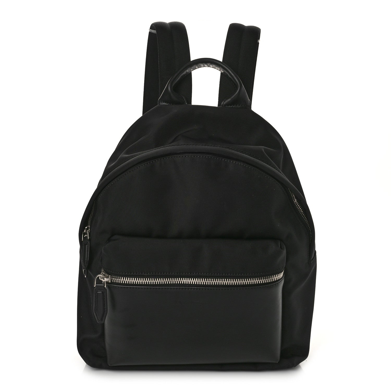 Salvatore Ferragamo Nylon Backpack Black 1 of 8
