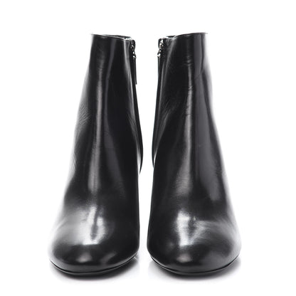 Saint Laurent Nappa Loulou Ankle Zip Boot 39.5 Black 2 of 9