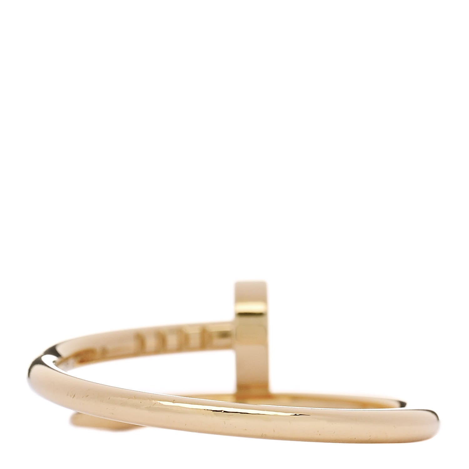 Cartier 18K Yellow Gold Small Juste Un Clou Ring 55 7.25 3 of 5