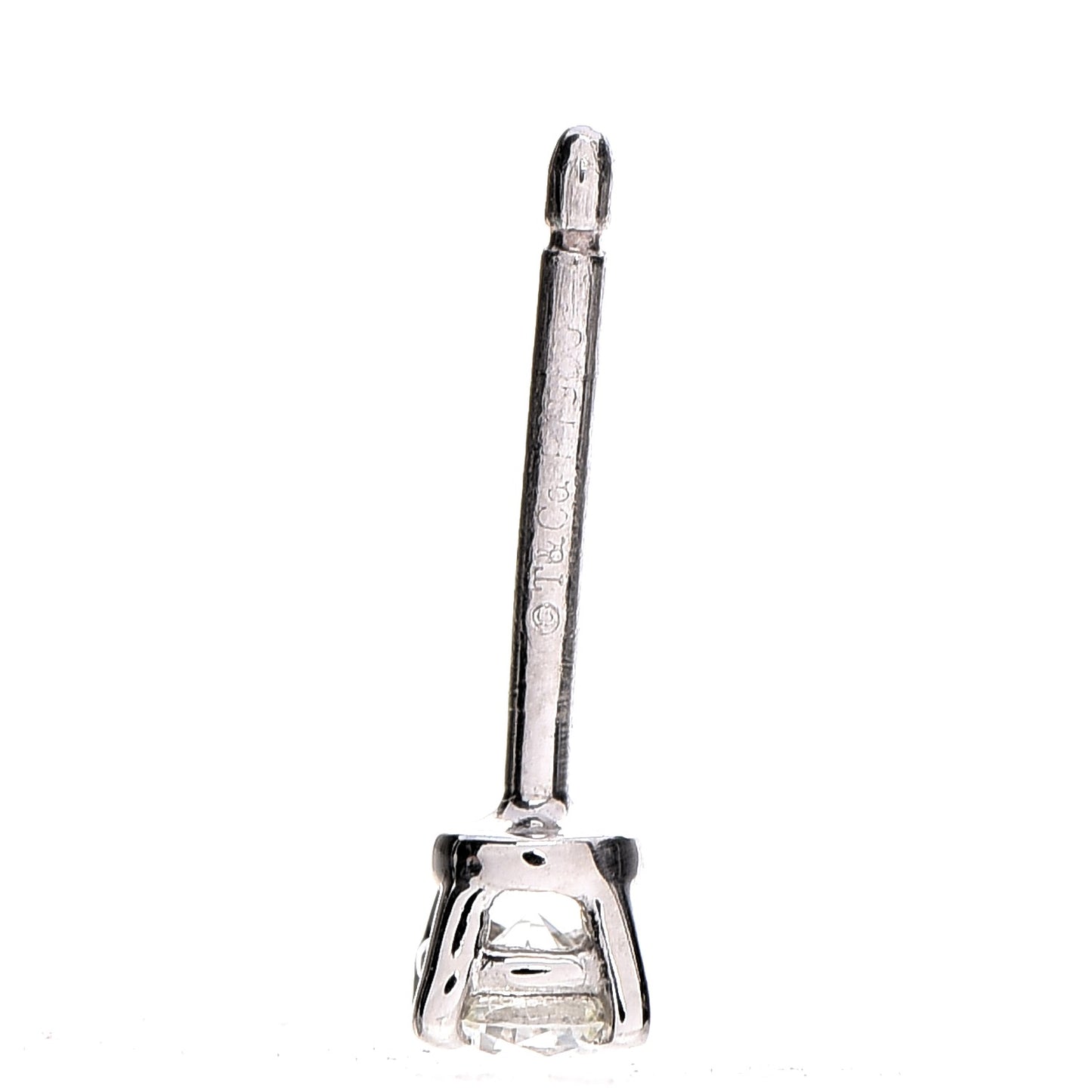 Platinum Diamond .22ctw Solitaire Earrings