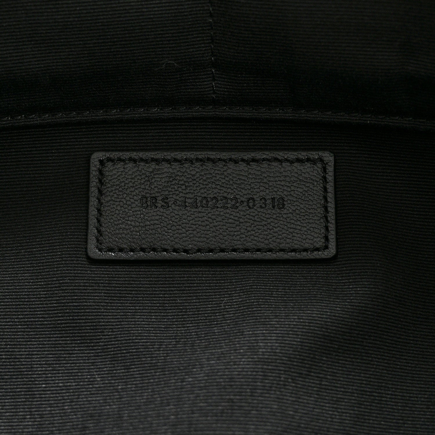 Saint Laurent Calfskin Matelasse Chevron Monogram Document Holder Black 7 of 9