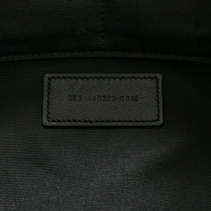 Saint Laurent Calfskin Matelasse Chevron Monogram Document Holder Black 7 of 9