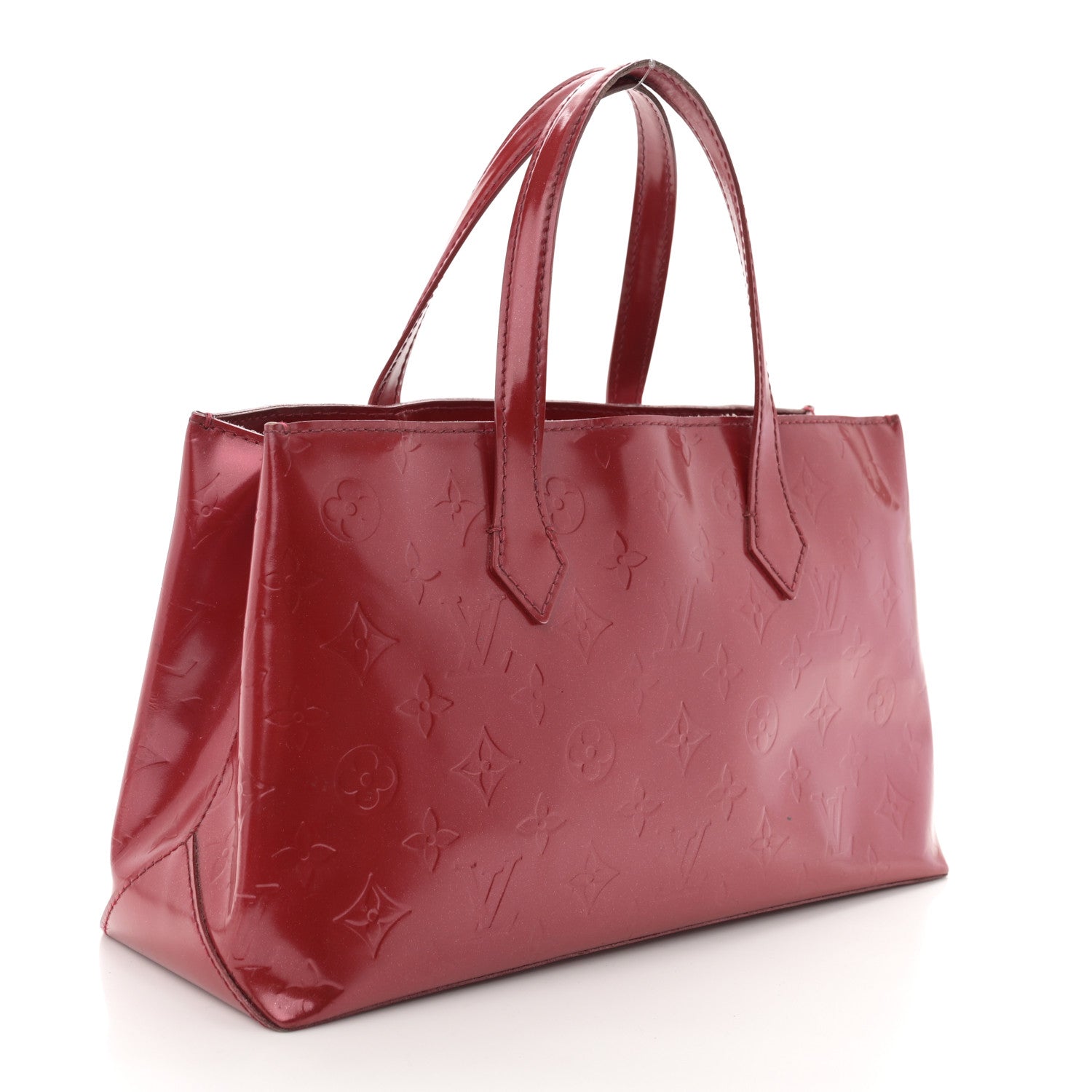 Louis Vuitton Vernis Wilshire PM Pomme D'Amour 3 of 13