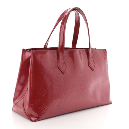 Louis Vuitton Vernis Wilshire PM Pomme D'Amour 3 of 13