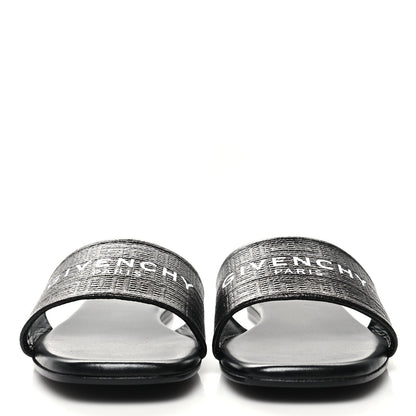 Givenchy Logo 4G Flat Sandals 37.5 Black 2 of 9