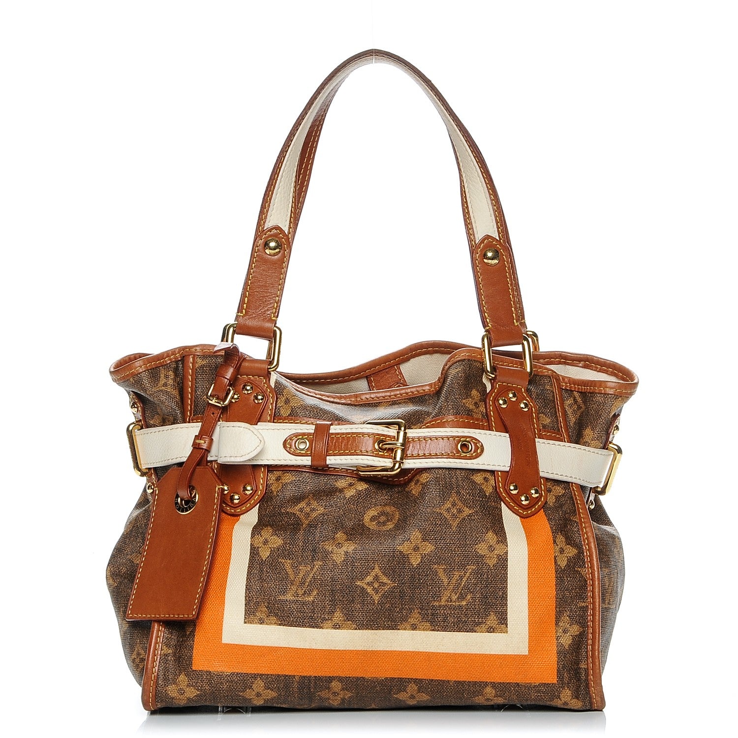 Louis Vuitton Monogram Rayures Tisse Sac PM 8 of 14