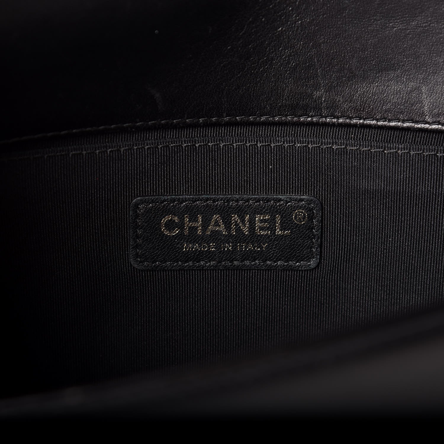 Chanel Fabric Chevron Braided Medium Boy Flap Black White 8 of 11