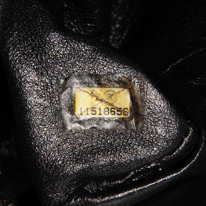 Chanel Crinkled Metallic Lambskin Clutch Dark Silver 9 of 9