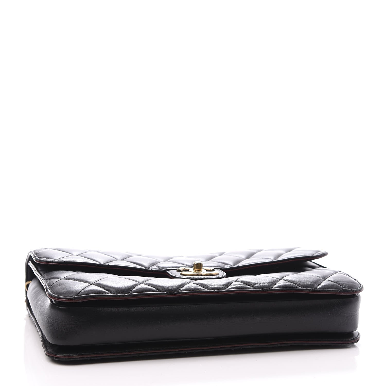 Chanel Calfskin Quilted Large Perfect Edge Flap Black 3 of 11