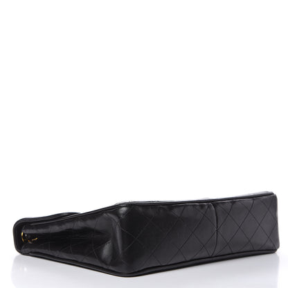 Chanel Lambskin Quilted Jumbo Single Flap Black 4 of 21