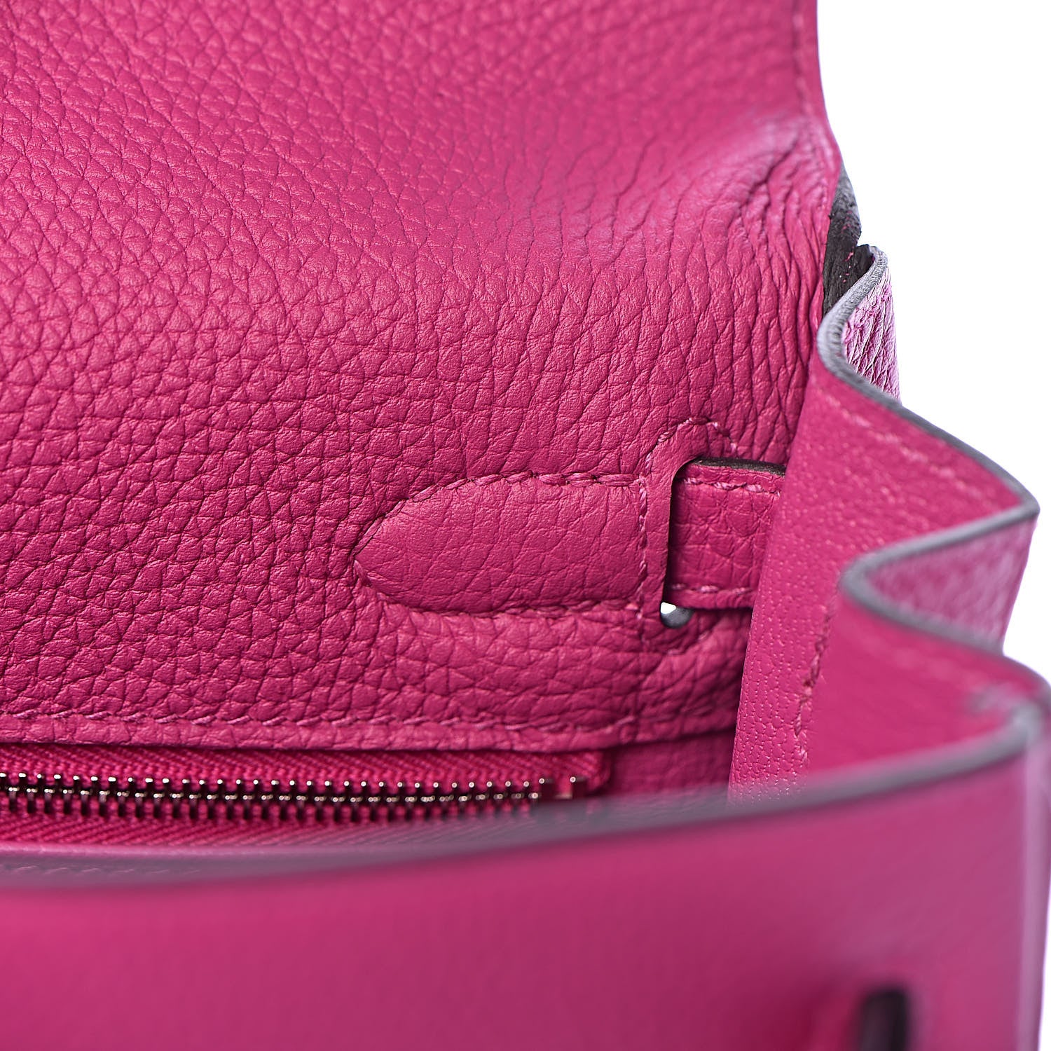 Hermes Togo Kelly Retourne 25 Rose Pourpre 19 of 36